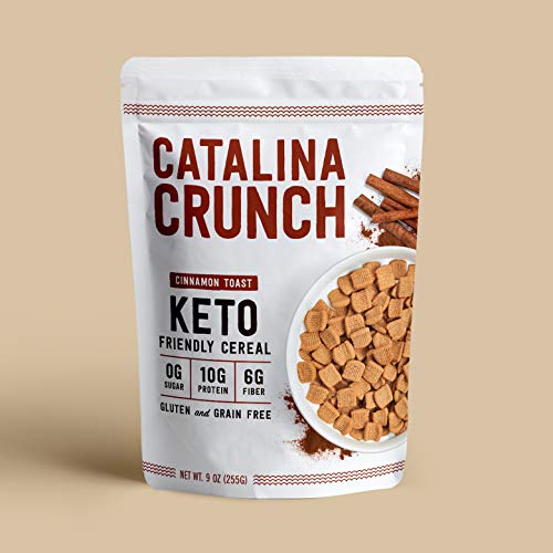 Catalina Crunch Cinnamon Toast Cereal: Keto Friendly, Low Carb, Zero Sugar, Plant Protein, High Fibe - //coolthings.us