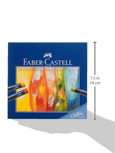 Faber-Castel FC127024 Creative Studio Oil Pastel Crayons (24 Pack), Assorted