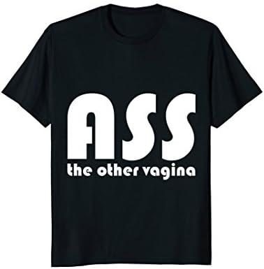 Mens Ass the Other Vagina T-shirt XL Black