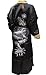Chinese Bath Robe with Really Big Dragon in Both Side Gold and Black