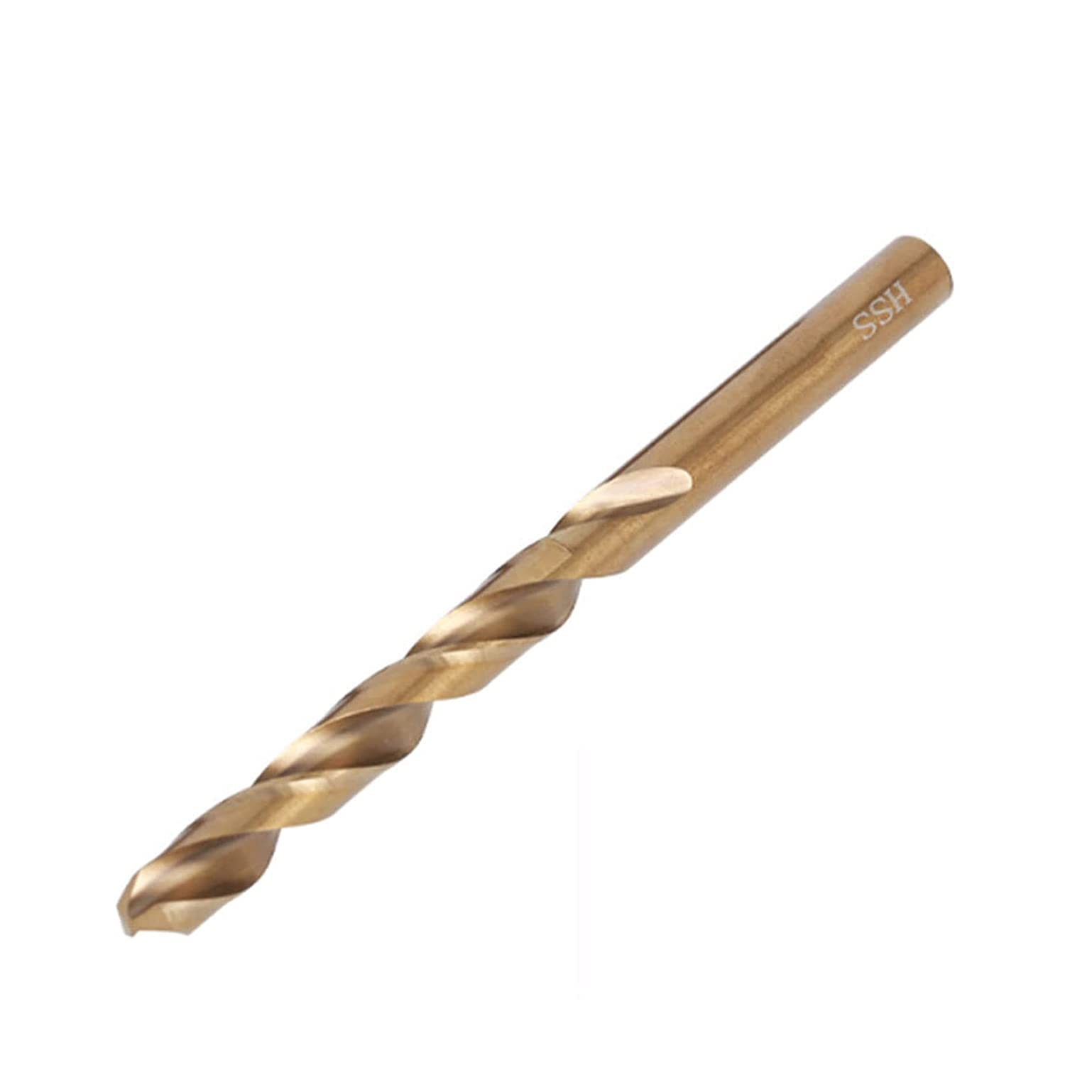 TA-VIGOR 7mm Straight Shank Twist Drill Bit, High Speed Steel M35 Cobalt Twist Drill Bit with 7mm Shank for Drilling Tool Stainless Steel Metal Plastic Wood