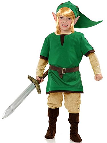 Zelda: Link the Warrior Elf Kids Costume