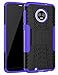 Yiakeng Moto G6 Case, Dual Layer Accessories Bumper Hard Protective Flip Phone Cases Cover with A Kickstand for Motorola Moto G (6th Generation) 5.7