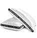 Restorology Genius Pillow (2-Pack) - Hotel Quality Plush Cooling Gel Fiber Filled Pillow with Sateen Gusset - Hypoallergenic - Queen