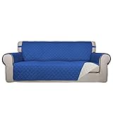 PureFit Reversible Quilted Sofa Cover, Water