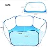 Small Animal Playpen Portable Pet Cage Tent Outdoor Exercise Fence Pop-Up Yard Fences Play Pen for Guinea Pig, Rabbits…