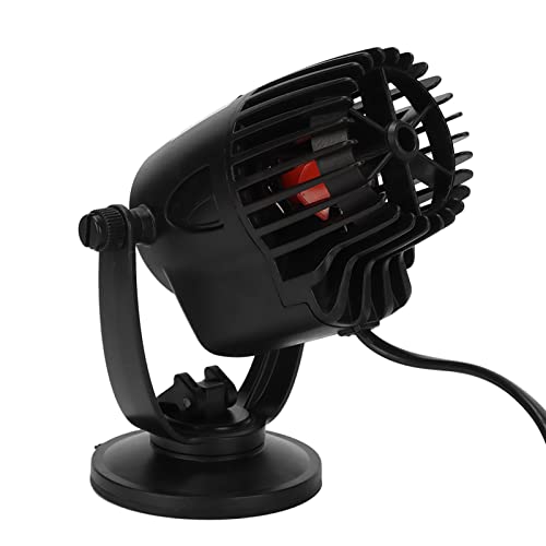 Aquarium Wave Maker Pump, 360° Adjustable Aquarium Propeller Wavemaker Aquarium Circulation Pump for Fish Tanks UK Plug (ZY-200M)