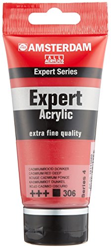 Amsterdam Expert Acrylic 75 ml Tube - Cadmium Red Deep