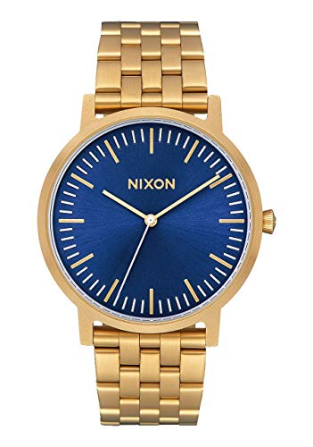 Nixon Men's 'Porter' Quartz Stainless Steel Casual Watch, Color:Gold-Toned (Model: A1057)