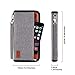 Family Passport Holder RFID-Blocking Travel Wallet Ticket Holder Document Organizer with Zipper for Women & Men, Fits 5 Passports (Large, Grey)