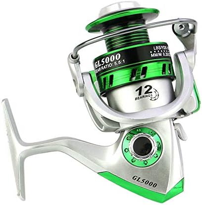 Fishing Reels Spinning Saltwater,Full Metal Spinning Reel 5.5:1 10BB Casting Reels 8kg/17Lb Fishing Reels