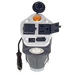 Rally 200-Watt Cup Holder Power Inverter with USB Port (7413)