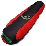 Envelope Sleeping Bag, Camping Outdoor Hiking Travel Mummy Sleeping Bags Waterproof 100% Cotton by Wnnideo
