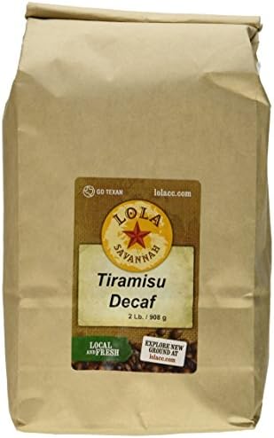 Lola Savannah Tiramisu Ground Coffee - Creamy Tiramisu creates An Italian Celebration In Every Cup | Decaf | 2lb Bag