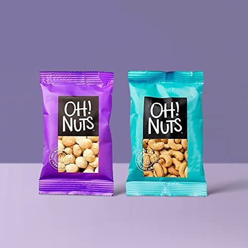 Oh! Nuts 12 Individual Nuts & Seeds Healthy Variety Snack Pack All