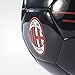 Italian Serie A AC Milan Soccer Ball, Size 5, Black/Victory Red