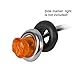 Partsam 3/4″ Round Stainless Steel Trim Ring Bezel for 3/4″ Accent Marker Lights and All 3/4″ Round Marker Lights (Pack of 100)thumb 4