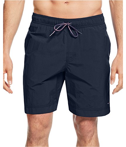 Tommy Hilfiger Men's Big-Tall Big and Tall Swim Trunks Swimwear, Peacoat, TL-2XL