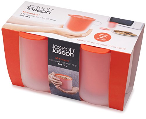 Joseph-Joseph-45012-M-Cuisine-Cool-Touch-Microwave-Mug-Set-of-2-Orange