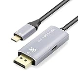 CABLEDECONN USB C to DisplayPort 1.4 8K 1M Cable