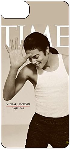 Michael Jackson iPhone 7 Plus Case, Black Soft Rubber TPU Silicone Protective Phone Case Cover Skin for iPhone 7 Plus 5.5 Inch Shock Resistant Lightweight Slim