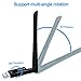 USB WiFi Adapter 1200Mbps,USB 3.0 Wireless Network WiFi Dongle with 5dBi Antenna for PC Desktop Laptop Mac, Dual Band 2.4G/5G 802.11ac,Support Windows 10/8/8.1/7/Vista/XP/2000, Mac10.6-10.15