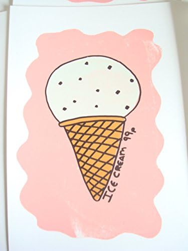 Ice Cream Screen Print Original