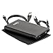 BIPRA 250GB 250 GB External Portable Hard Drive Includes One Touch Back Up Software - Black - FAT32 (250GB)