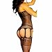 Daisland Women Sexy Lingerie Sleepwear Nightwear Fishnet Crothless Body Stocking