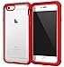 iPhone 6s Case, roocase [Glacier TOUGH] iPhone 6 (4.7) Hybrid Scratch Resistant Clear PC / TPU Armor Full Body Protection Case Cover with Built-in Screen Protector for Apple iPhone 6 / 6s (2015), Carmine Red