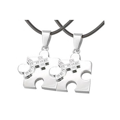 Romantic Gay Pride Puzzle Pendants