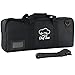 Chef Knife Case Bag | 3 Compartments & 20 Slots for Knives & Kitchen Tools | 10 Zip Pockets for Tablet, Notebooks & Utensils | Executive Chefs & Culinary Students Gift (Black)