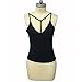 Kwok Blouse, Women's Bra Crop Bustier Bralette Corset Tops Tank T-Shirt (XL, Black)