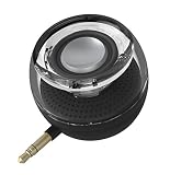 Mini Portable Speaker, 3W Mobile Phone Speaker with 250mAh Lithium Battery Line-in Speaker with Clear Bass 3.5mm AUX Audio Interface, Plug and Play for iPhone, iPad, iPod, Tablet, Computer