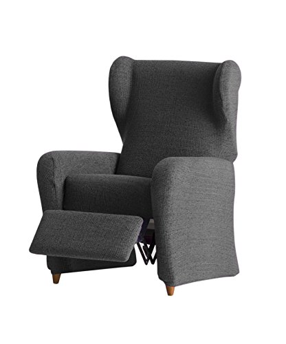 Eysa Italia Dorian Copripoltrona Bielastico Relax, Ciniglia, Grigio, 37x9x29 cm