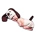 JISEN Baby Newborn Photography Props Cute Dog Handmade Crochet Knitted Unisex Baby Cap Outfit