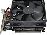 NFHK 4X NVME M.2 AHCI to PCIe 3.0 x16 RAID Card with Fan