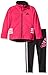 adidas Toddler Girls' Zip Jacket and Pant Set, Pink, 3T