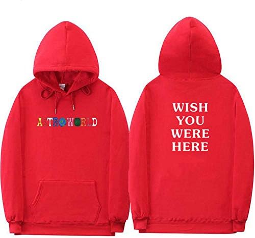 Travis Scott Astroworld Hoodies Letter Print Hoodie Streetwear Man and Woman Pullover Sweatshirt,