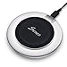 Seneo Wireless Charger QI Wireless Charging Pad for Samsung Galaxy and All QI-Enabled Devices