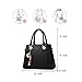 YoLin Handbags for Women Ladies Purses Messenger Bags Classy Tote Bag Designer Satchel Black