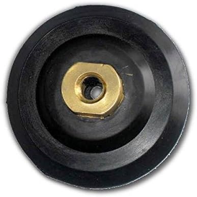 4" Back Up Rubber Holder Pad with 5/8"-11 Threaded Adapter Mount, Velcro Style