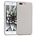 kwmobile Case Compatible with Apple iPhone 7 Plus/iPhone 8 Plus Case - TPU Silicone Phone Cover with Soft Finish - Beige