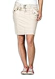 Suko Jeans Cargo skirt for Women with pockets Stretch Poplin
