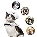 Enjoying Cat Sailor Costume, Halloween Small Dog Sailor Hat Outfit with Tie, Adjustable Pet Navy Costume for Cats Doggies Rabbits Cosplay