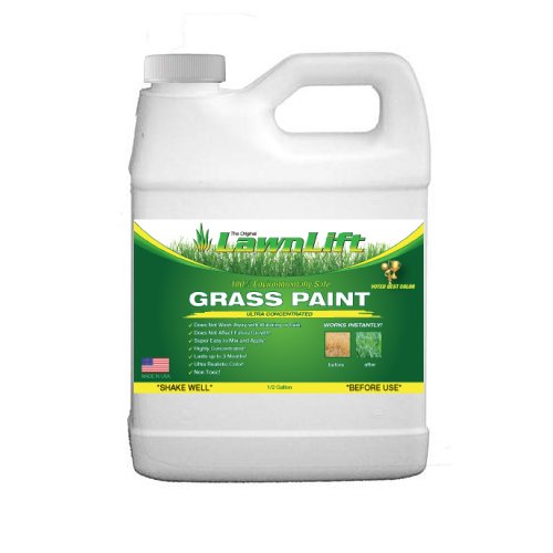 Lawnlift Grass and Mulch Paints Ultra Concentrated Grass Paint, 64 oz