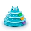 Vealind-Pet-Interactive-Fun-Roller-Exerciser-3-Level-Cat-Teaser-Ball-Toy-with-3-Colorful-BallsBlue Vealind Pet Interactive Fun Roller Exerciser 3 Level Cat Teaser Ball Toy with 3 Colorful Balls(Blue)