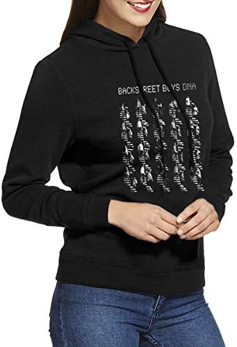 CLANNAD Backstreet Boys DNA Women's Hooded Pocketless Sweatshirt Black