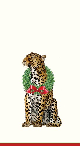 Entertaining-with-Caspari-Wild-Christmas-Guest-Towels-Ivory-Pack-of-15