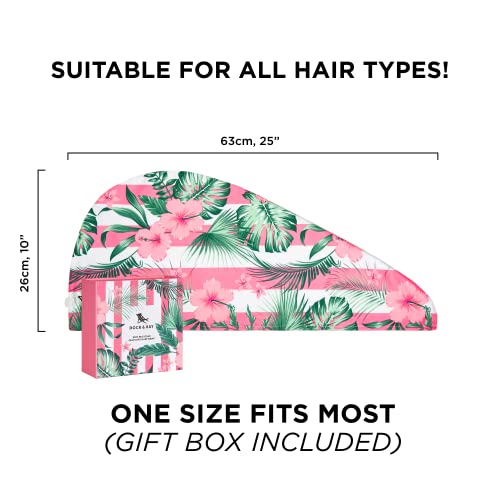 Dock & Bay Turban Hair Towel for Home & The Beach Super Absorbent